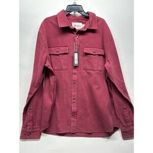 Alpine Designs Men's Chamois Shirt Deep Cranberry-XL (F6)